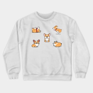 corgi puppies Crewneck Sweatshirt